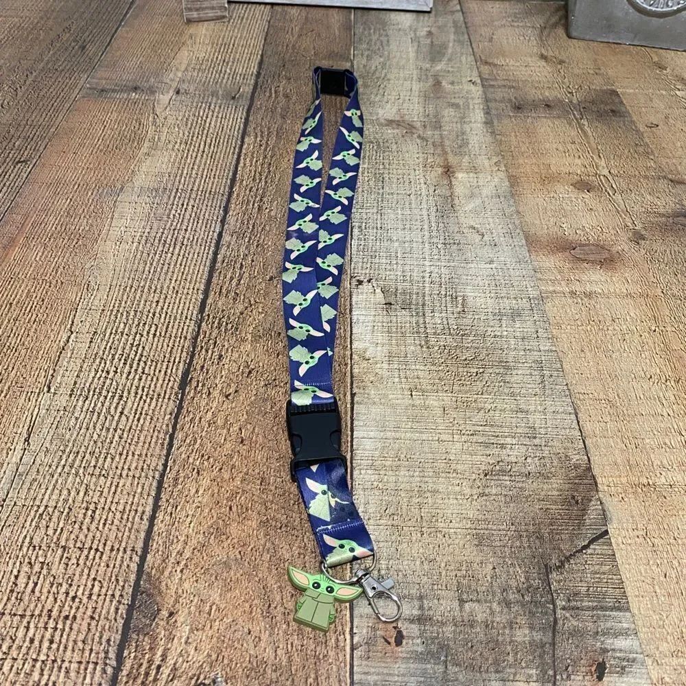 Star Wars Lanyard Mandalorian Baby Yoda Grogu. Break Away Style